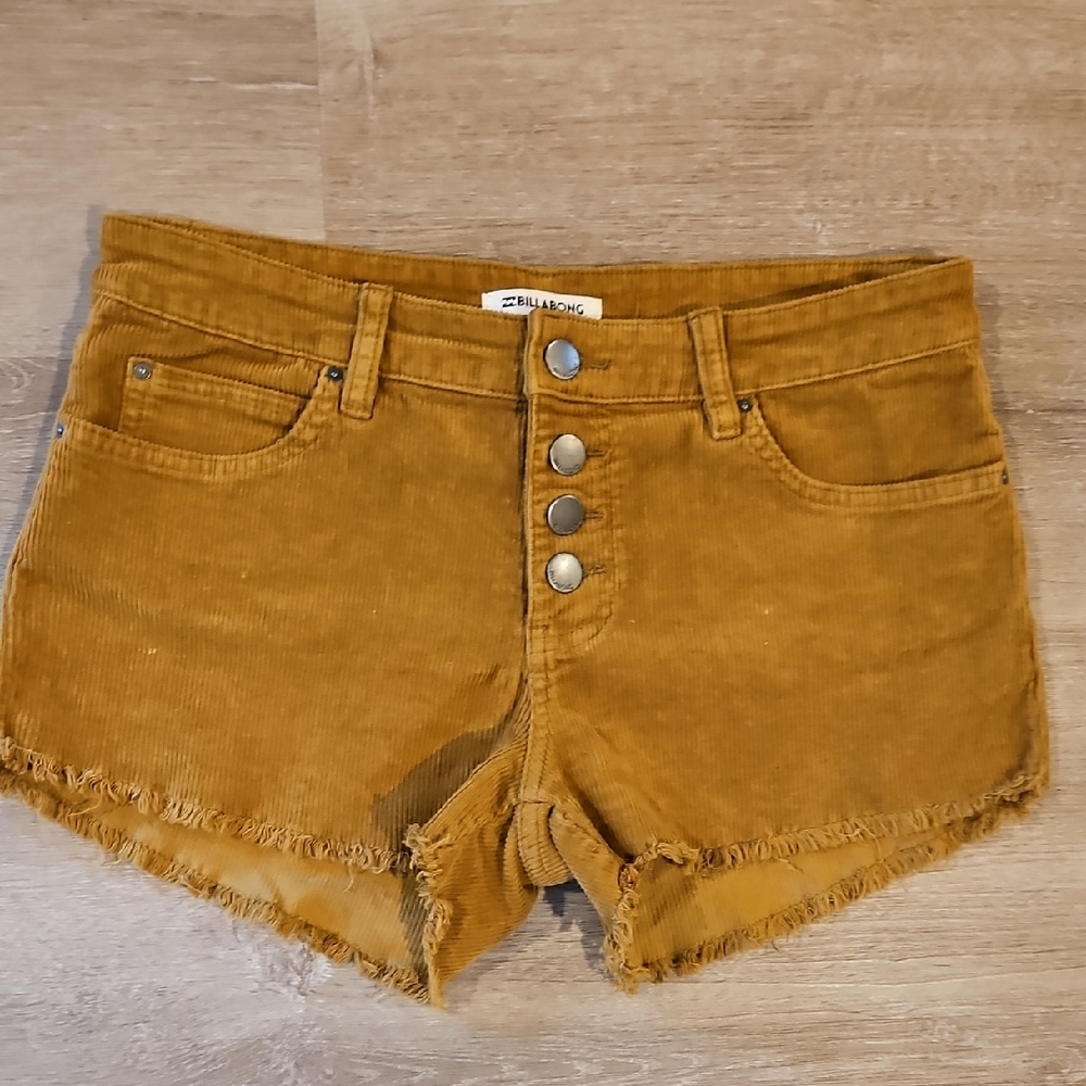 Billabong Women's Brown Corduroy  Shorts Size 27